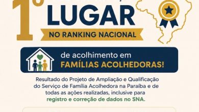 Paraíba alcança primeiro lugar no ranking nacional de acolhimento em família acolhedora
