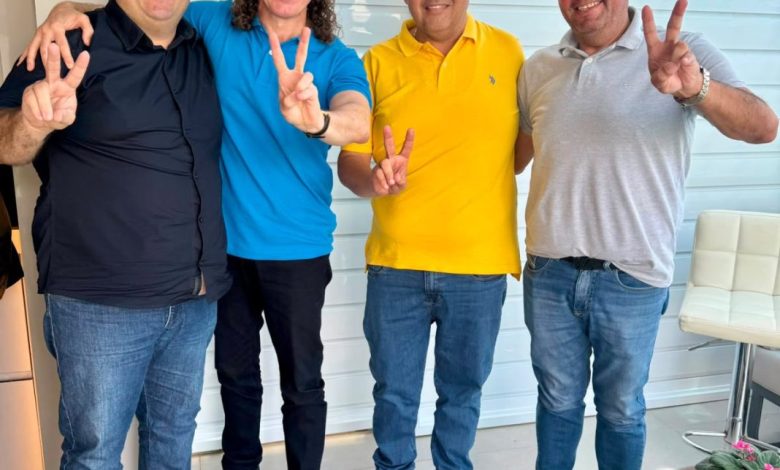 Veneziano recebe apoio à sua reeleição do presidente da Câmara e vereadores de São Bento