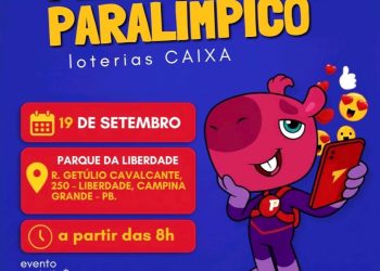Campina Grande recebe no próximo sábado o Festival Paralímpico Loterias Caixa