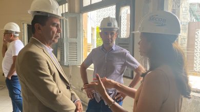 Revitalização do Centro: Procon-CG e CDL acompanham obras do antigo Grande Hotel