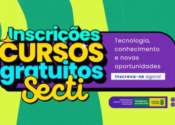 Secretaria de Ciência e Tecnologia de Campina Grande abre 350 vagas para cursos gratuitos na área de tecnologia Secretaria de Ciência e Tecnologia de Campina Grande abre 350 vagas para cursos gratuitos na área de tecnologia