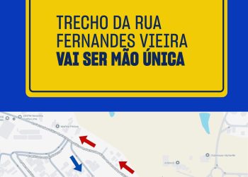 STTP implanta sentido único em trecho da Rua Fernandes Vieira, na zona leste STTP implanta sentido único em trecho da Rua Fernandes Vieira, na zona leste